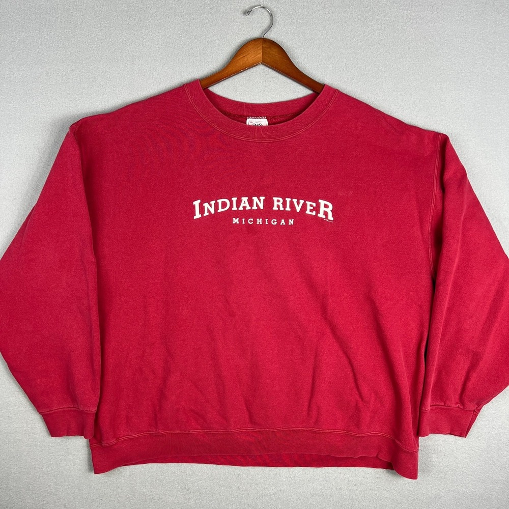 VTG Indian River Sweatshirt Mens XXL Michigan Vacation Destination 1990s USA